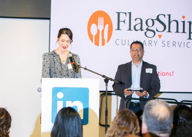 Flagship Accepts BRIDGE Home Grown Award Flagship Accepts BRIDGE Home Grown Award