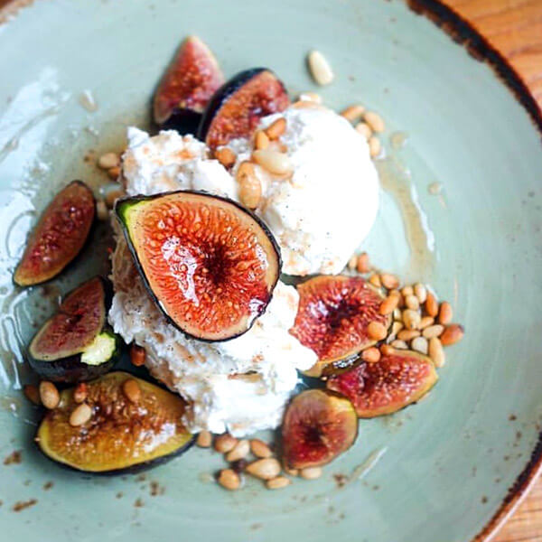 Brûléed Figs & Ricotta