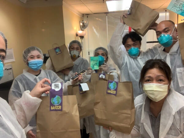 Lloyd Eats World Custom Care Bags
